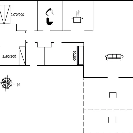 度假居 Lykke - 800m From The Sea By Interhome 瓦伊厄斯斯特兰德